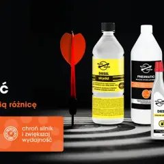 Dodatek do diesla Black Arrow - celuj w niezawodność. Oszczędzaj czas i pieniądze, chroń silnik.